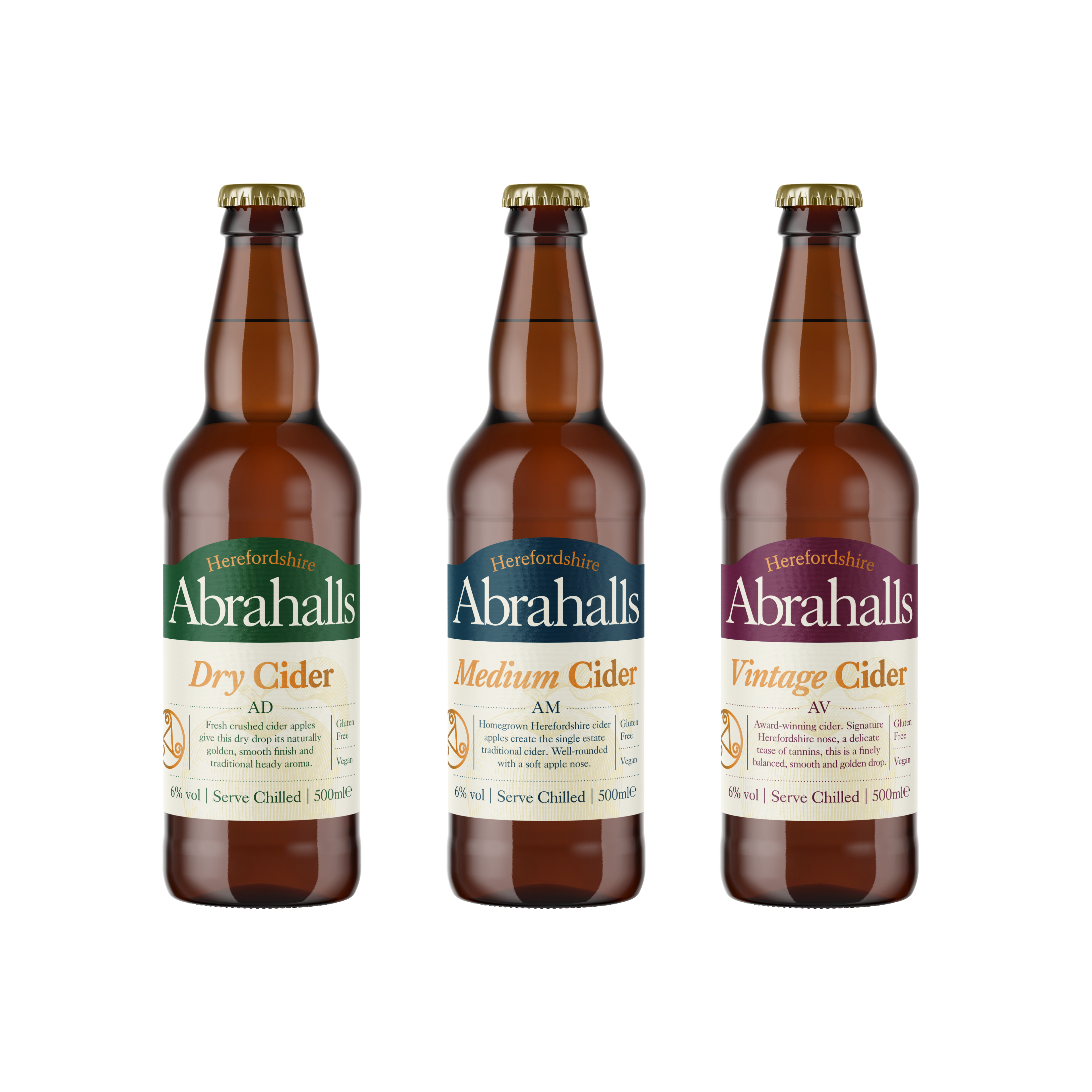 Abrahalls Mixed Cider Case (12 x 500ml Bottles)