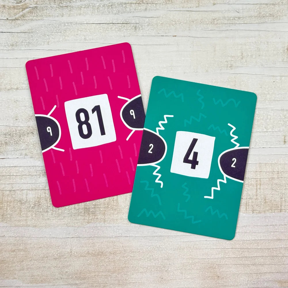 FunKey Times Tables (1 Pack of 59 Cards + Cardholder + Badge)
