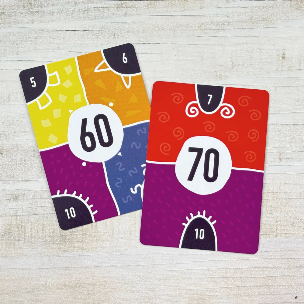 FunKey Times Tables (1 Pack of 59 Cards + Cardholder + Badge)
