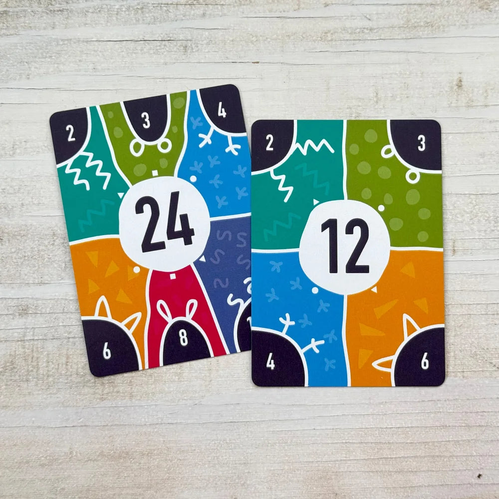 FunKey Times Tables (1 Pack of 59 Cards + Cardholder + Badge)