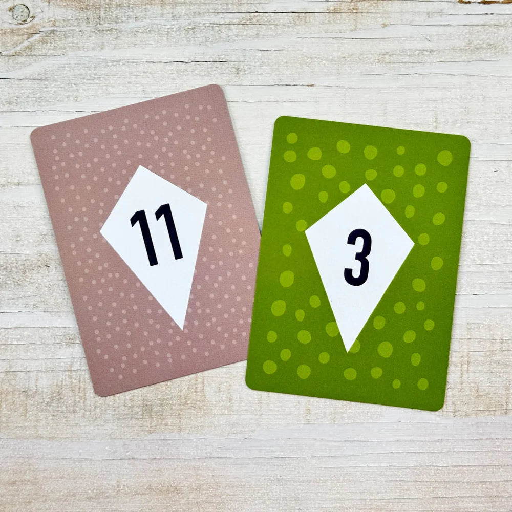 FunKey Times Tables (1 Pack of 59 Cards + Cardholder + Badge)